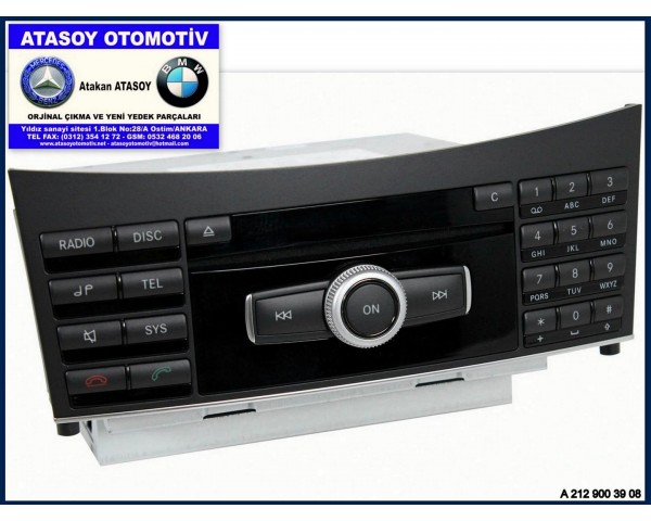 MERCEDES W207 CD ÇALAR TEYP 2129003908 - 2129004910 - 2129060201 - 2129018102 A2129003908 A2129004910 A2129060201 A2129018102 CQ-MP3870GA CQMP3870GA